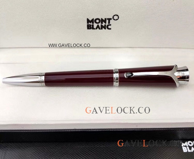 Copy Montblanc Grace Monaco Dark Red Ballpoint Best Gift